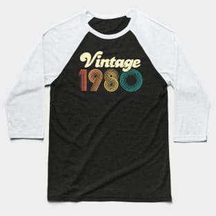 40th birthday gifts for men and women 1980 gift 40 years old Baseball T-Shirt